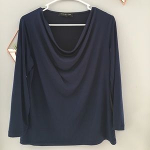 Nones New York cowl neck blouse